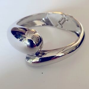 - NWOT Silver Plated Cuff Bracelet.